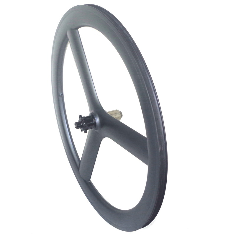 2019 tri spoke road carbon wheels disc clincher or tubular